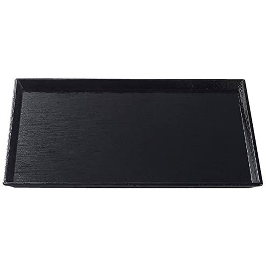 Amazon｜J-kitchens 滑り止め 機能付き お盆 トレー 39.4 x 28.4